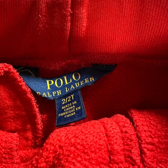 Polo by Ralph Lauren - Kids Red Sweatpants - Picture 3 of 5